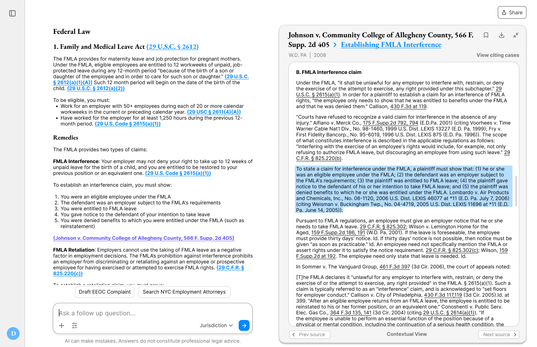 OpenJuris Contextual View